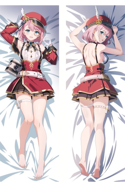 Genshin Impact Charlotte Anime Dakimakura Pillow Cover