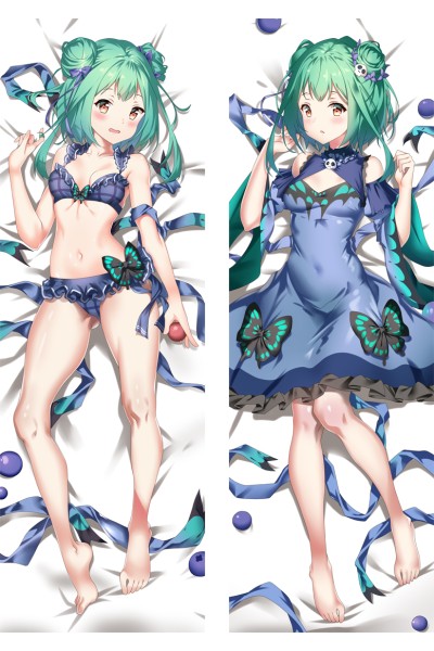 Virtual Youtuber Uruha Rushia Anime Dakimakura Body Pillow Cover