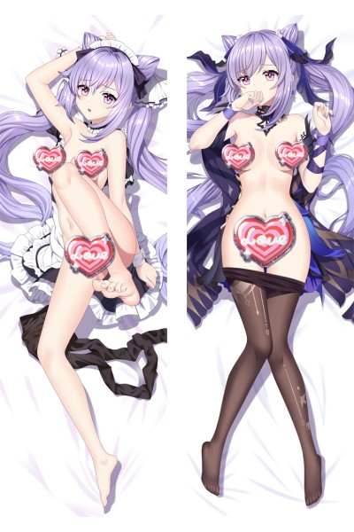 Genshin Impact Keqing Anime Dakimakura Body Pillow Cover