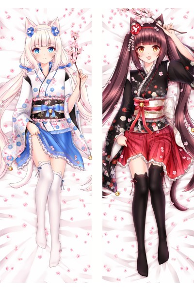 Nekopara Chocola&Vanilla Anime Dakimakura Body Pillow Cover