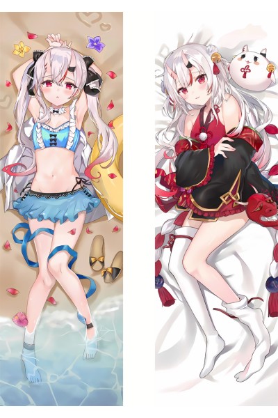 Virtual Youtuber Nakiri Ayame Anime Dakimakura Body Pillow Cover