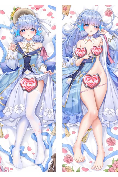 Genshin Impact Kamisato Ayaka Anime Dakimakura Body Pillow Cover