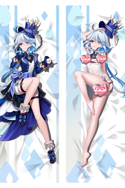 Genshin Impact Focalors Anime Dakimakura Body Pillow Cover