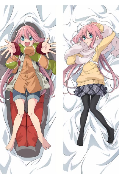 Laid-Back Camp Nadeshiko Kagamihara Anime Dakimakura Pillow Cover