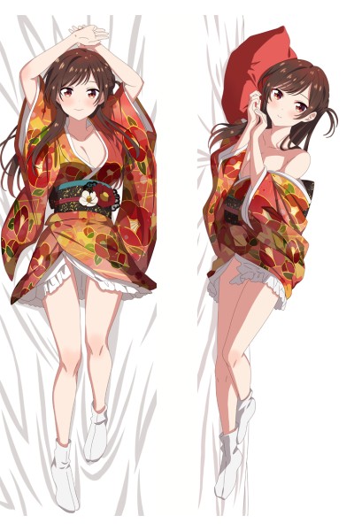 Kanojo, Okarishimasu Ichinose Chizuru Anime Dakimakura Pillow Cover
