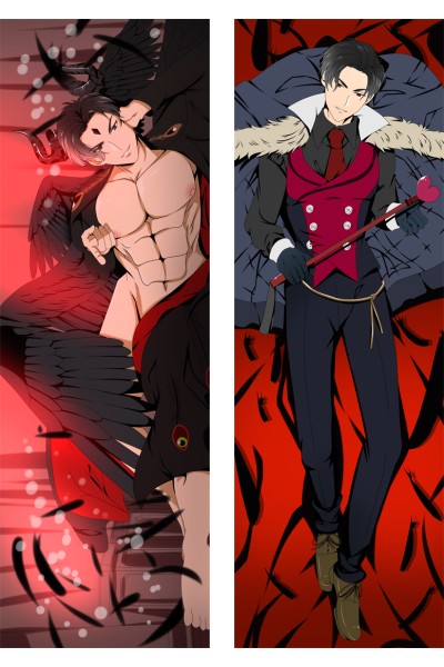 Obey Me! Lucifer Anime Dakimakura Body Pillow Cover