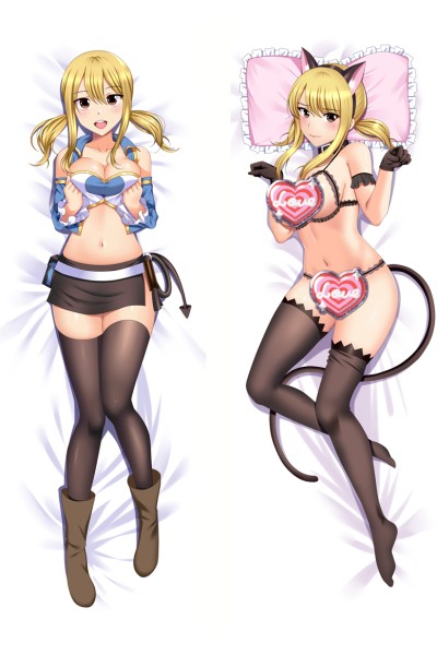 Fairy Tail Lucy Heartfilia Anime Dakimakura Pillow Cover