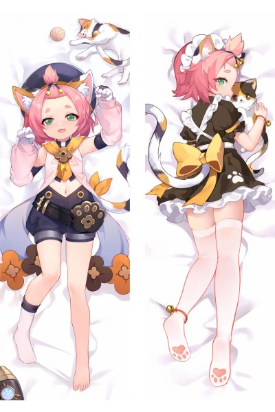 Genshin Impact Diona Anime Dakimakura Body Pillow Cover