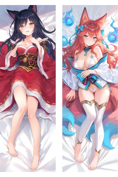 League of Legends LOL Ahri Anime Dakimakura Body Pillow Cover