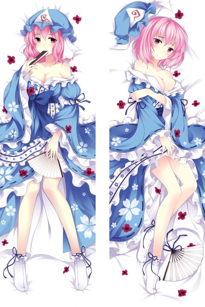 Touhou Project Yuyuko Saigyouji Anime Dakimakura Pillow Case