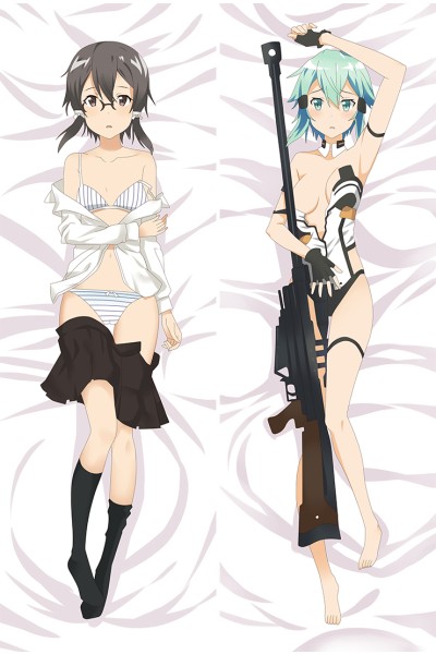 Sword Art Online Asada Shino Anime Dakimakura Pillow Case