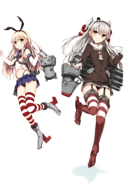 Kantai Collection Shimakaze Amatsukaze Anime Dakimakura Pillow Case