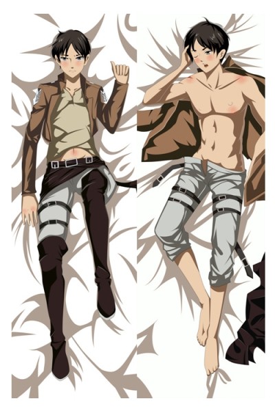 Attack on Titan Eren Yeager Levi Ackerman Anime Dakimakura Pillow Cover