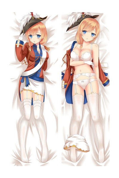 Warship Girls Rodney Anime Dakimakura Pillow Cover