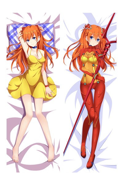 Neon Genesis Evangelion EVA Asuka Langley Soryu Anime Dakimakura Pillow Cover