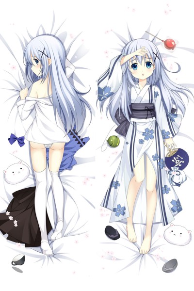 Is The Order A Rabbit? Kafū Chino Anime Dakimakura Pillow Cover