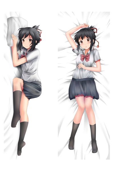 Your Name Miyamizu Mitsuha Anime Dakimakura Pillow Cover