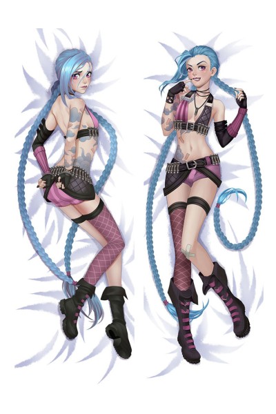 League of Legends LOL Jinx Anime Dakimakura Pillow Cover