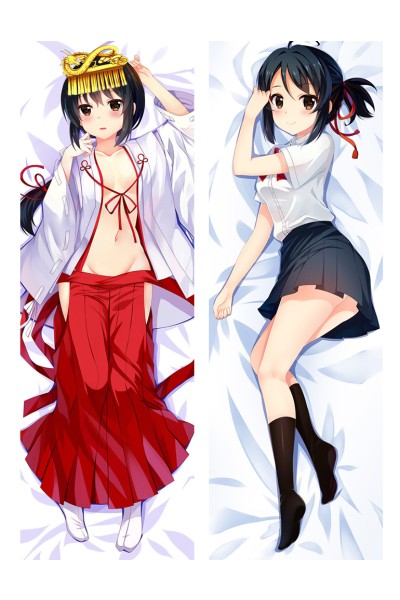 Your Name Mitsuha Miyamizu Anime Dakimakura Pillow Cover