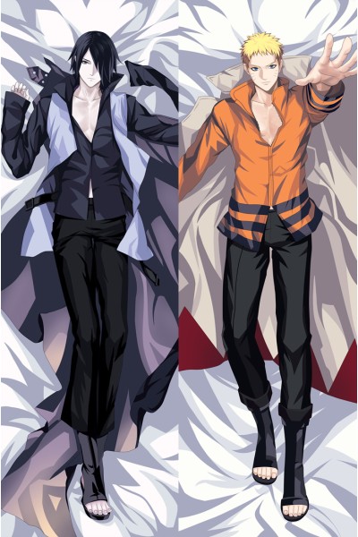 Naruto Naruto Uzumaki Sasuke Uchiha Anime Dakimakura Pillow Cover