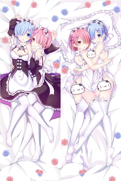 Re:Zero Rem Ram Anime Dakimakura Pillow Cover