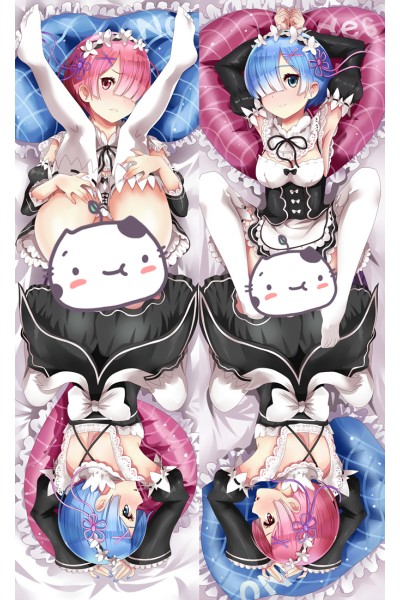 Re:Zero Rem Ram Anime Dakimakura Pillow Cover