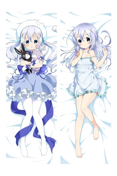 Is The Order A Rabbit? Chino Kafū Anime Dakimakura Pillow Cover
