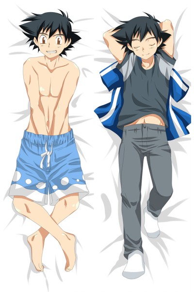 Pokémon Pocket Monsters Ash Ketchum Anime Dakimakura Pillow Cover