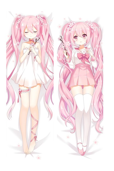 Hatsune Miku Sakura Miku Anime Dakimakura Pillow Cover