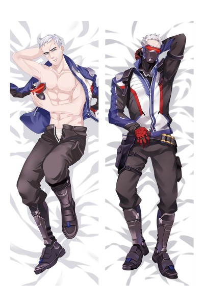 Overwatch OW Soldier 76 Anime Dakimakura Pillow Cover