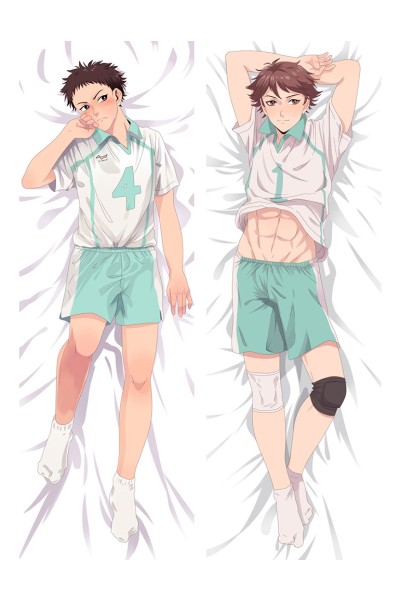 Haikyu!! Aoba Johsai High School Tōru Hajime Lwaizumi Oikawa Anime Dakimakura Pillow Cover