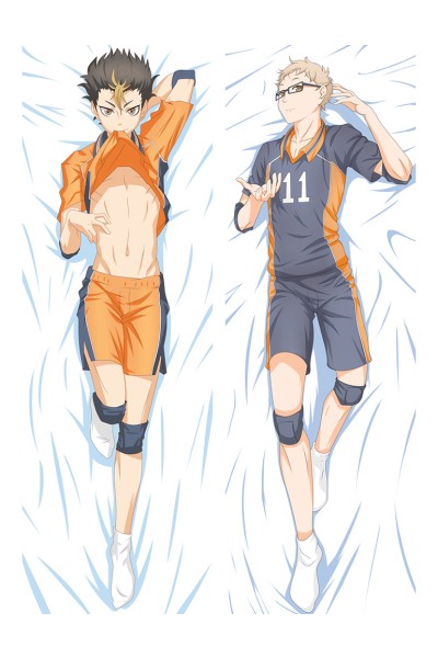 Haikyu!! Karasuno High School Yū Nishinoya Kei Tsukishima Anime Dakimakura Pillow Cover