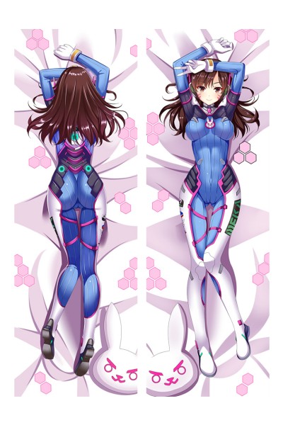 Overwatch D.Va Anime Dakimakura Pillow Cover