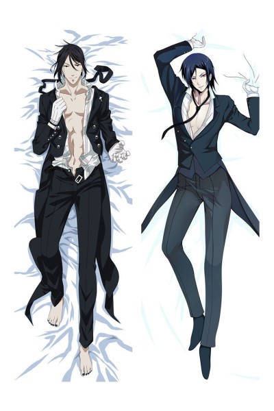 Anime Dakimakura Black Butler Sebastian Body Pillow Case