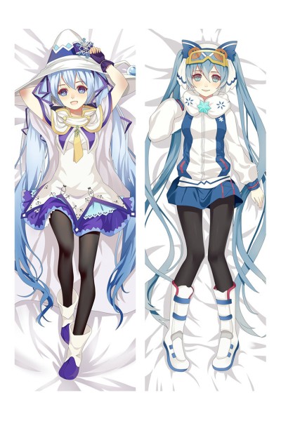 Snow Hatsune Miku Dakimakura Hugging Body Pillow Cases Cover