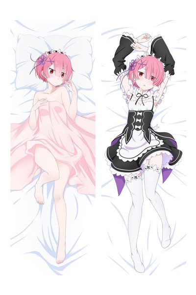 Re:Zero Dakimakura Ram Anime Girl Hugging Body Pillow Case Cover