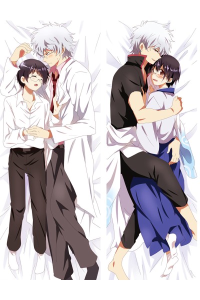 Anime Dakimakura Gin Tama Sakata Gintoki Hugging Body Pillow Case Cushion Cover