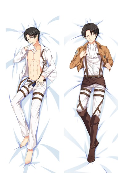 Attack On Titan Shingeki no Kyojin Dakimakura Levi Anime Body Pillow Case