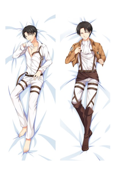 Attack On Titan Shingeki no Kyojin Dakimakura Levi Anime Body Pillow Case