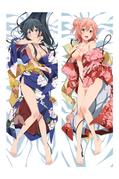 My Youth Romantic Comedy Is Wrong, As I Expected Yukino Yukinoshita Yui Yuigahama Anime Dakimakura Pillow Cover 