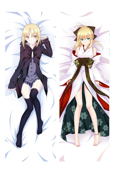 Fate/Grand Order FGO Artoria Pendragon Anime Dakimakura Pillow Cover