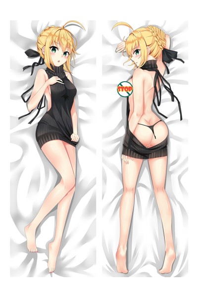 Fate Stay Night Dakimakura Saber Otaku Anime Hugging Body Pillow Case Cover