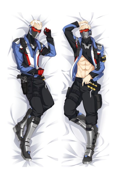 Overwatch OW Soldier Anime Dakimakura Hugging Body Pillow Cover Case