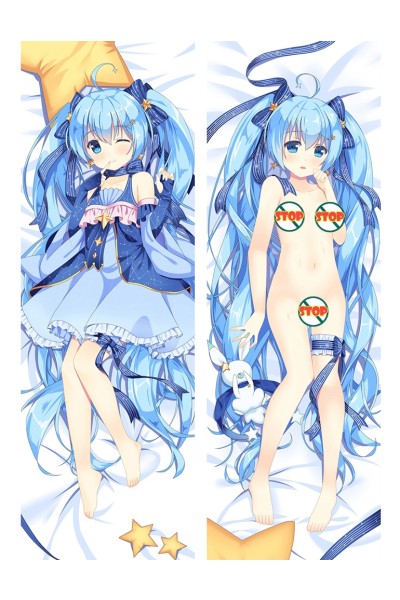 Snow Hatsune Miku Dakimakura Bed Hug Body Pillow Case Cover