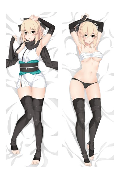 Fate Grand Order Okita Souji Hugging Body Pillow Case cover