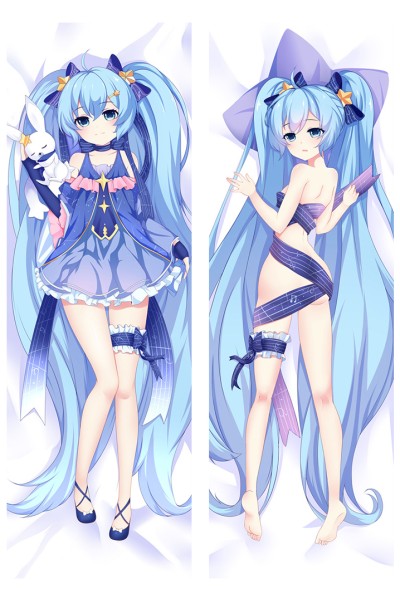 Snow Hatsune Miku Anime Hugging Body Pillow Cover