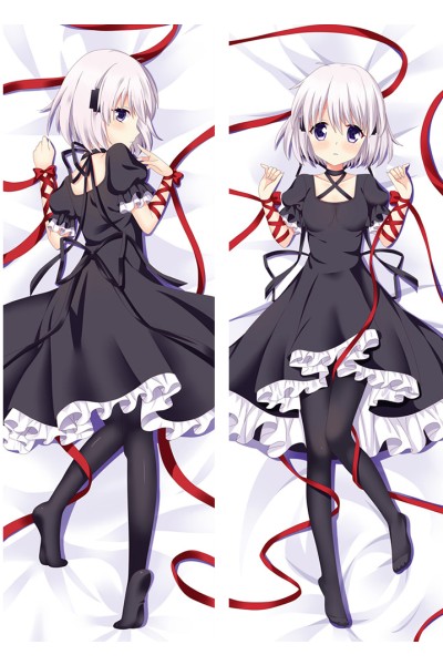 Anime Rewrite Dakimakura Hugging Body Kagari Pillow Cover