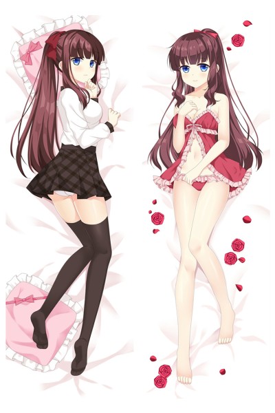 Anime New Game! Hifumi Takimoto Dakimakura Hugging Body Pillow Cover