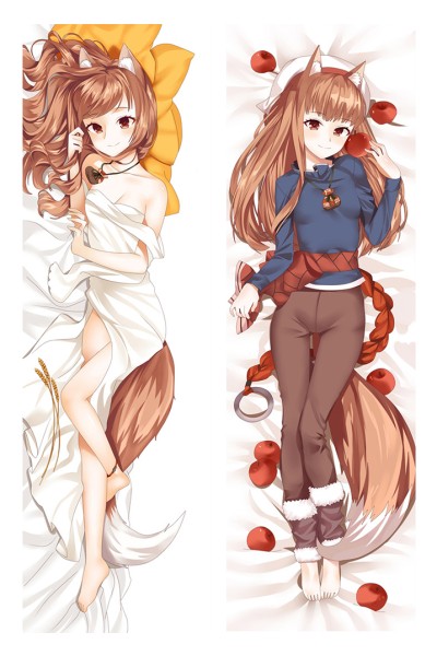 Anime Spice and Wolf Holo Cute Girl Dakimakura Pillow Cover Case Hugging Body