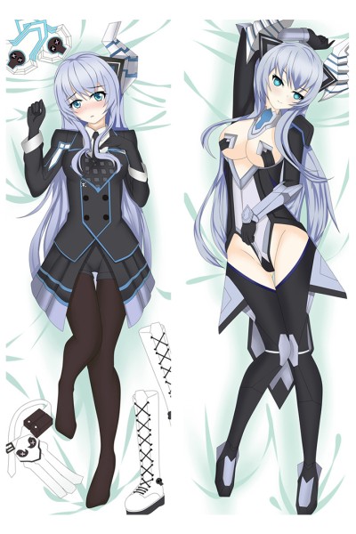 Hyperdimension Neptunia Dakimakura Neptune&Noire Cushion Throw Pillow Case